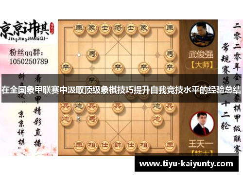 在全国象甲联赛中汲取顶级象棋技巧提升自我竞技水平的经验总结 在全国象甲联赛中汲取顶级象棋技巧提升自我竞技水平的经验总结