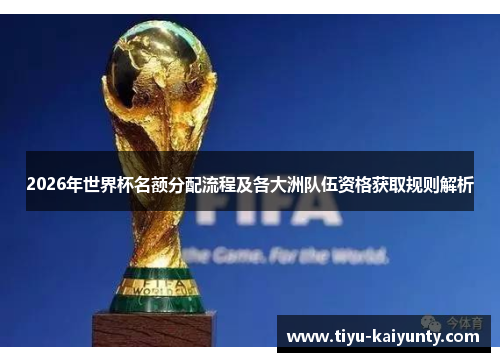 2026年世界杯名额分配流程及各大洲队伍资格获取规则解析